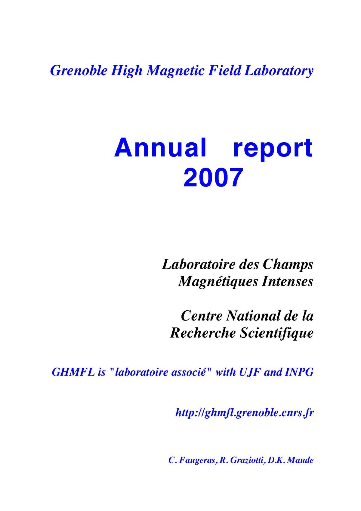 Annual Report 2007