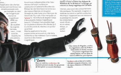 High magnetic field laboratory in “Science et vie junior”